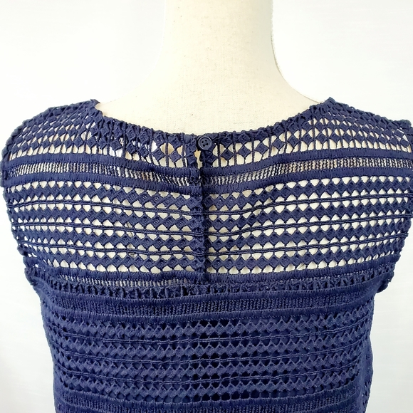 NWOT Cupcakes and Cashmere Kaden Lace Eyelet Tank - Picture 7 of 8